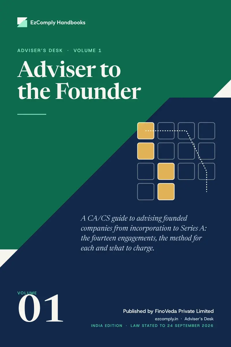 Cover of Adviser to the Founder, Adviser's Desk, volume 1