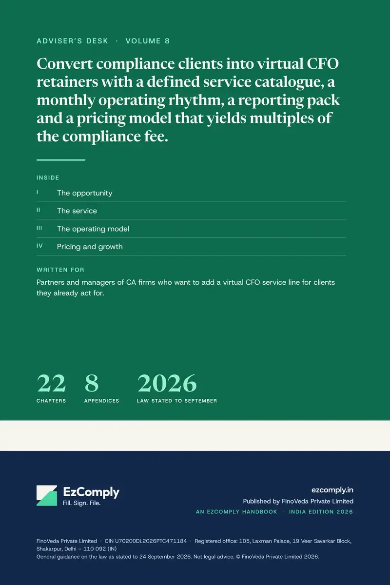 Back cover of CFO on Retainer