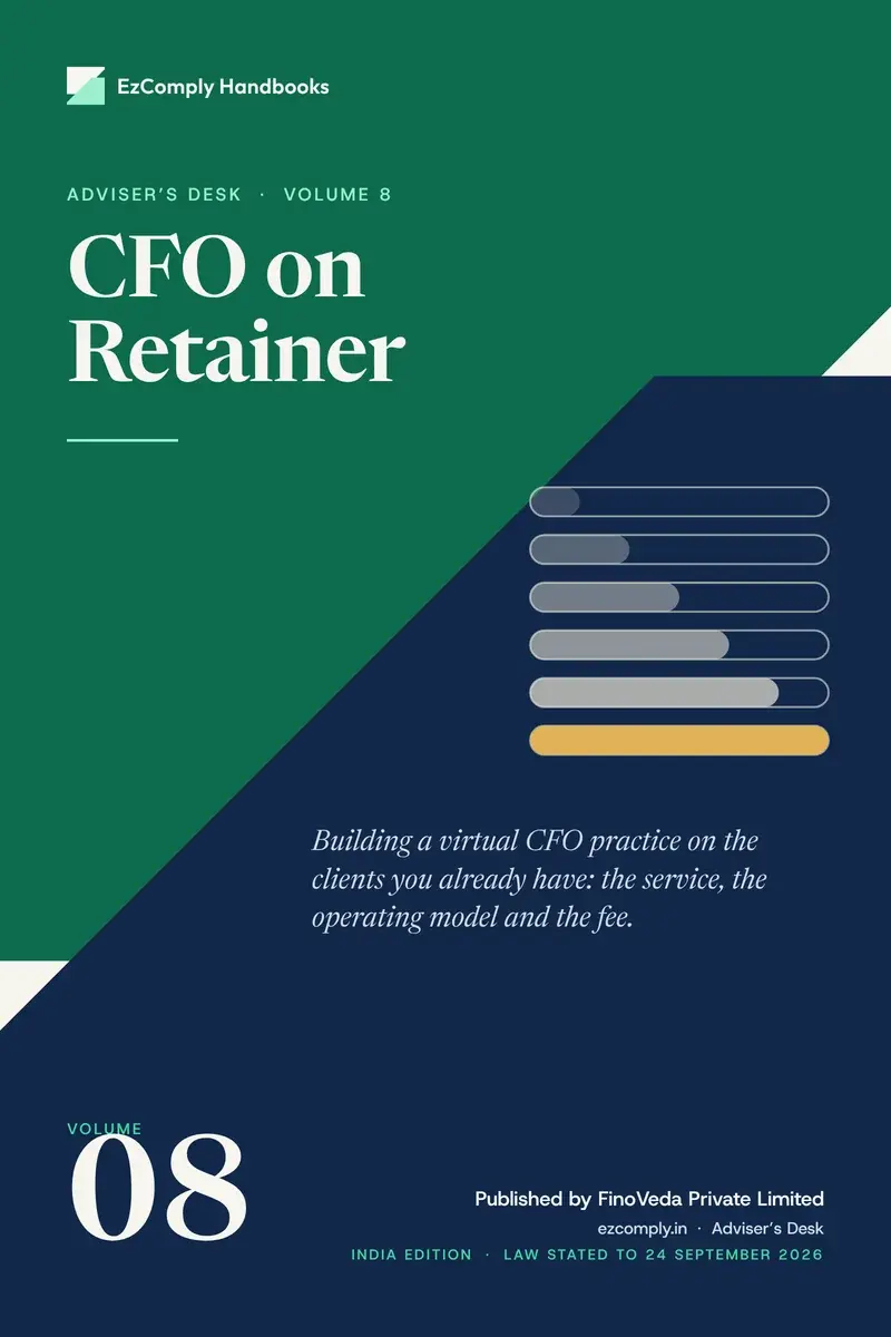 Cover of CFO on Retainer, Adviser's Desk, volume 8