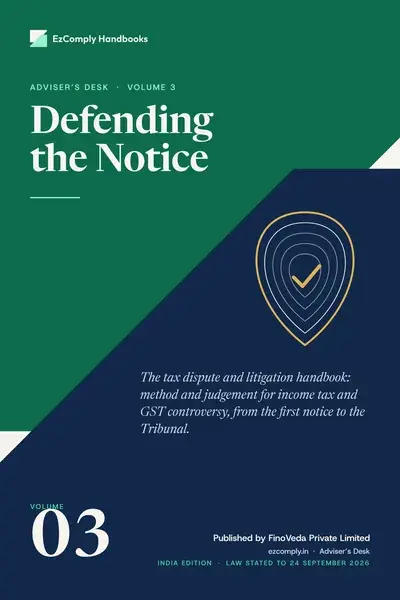 Cover of Defending the Notice, Adviser's Desk, volume 3