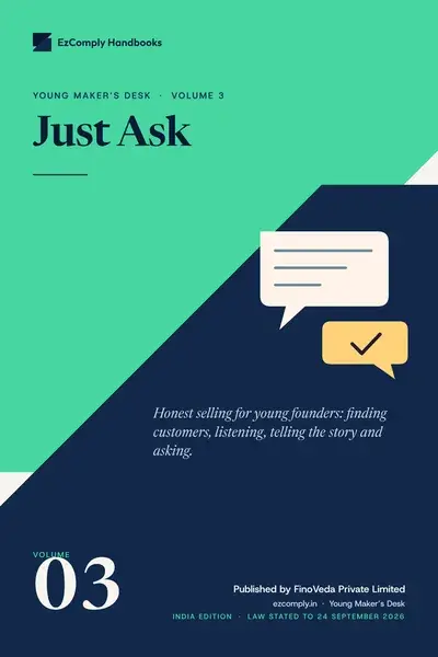 Cover of Just Ask, Young Maker's Desk, volume 3