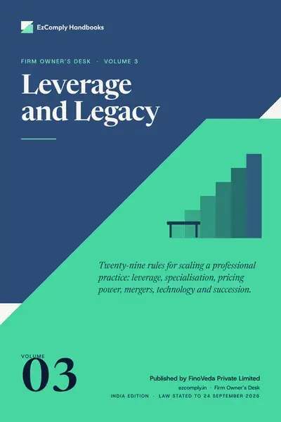 Cover of Leverage and Legacy, Firm Owner's Desk, volume 3