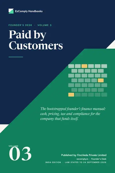 Cover of Paid by Customers, Founder's Desk, volume 3