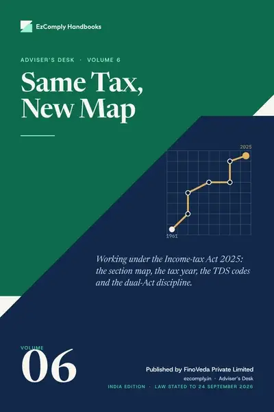 Cover of Same Tax, New Map, Adviser's Desk, volume 6