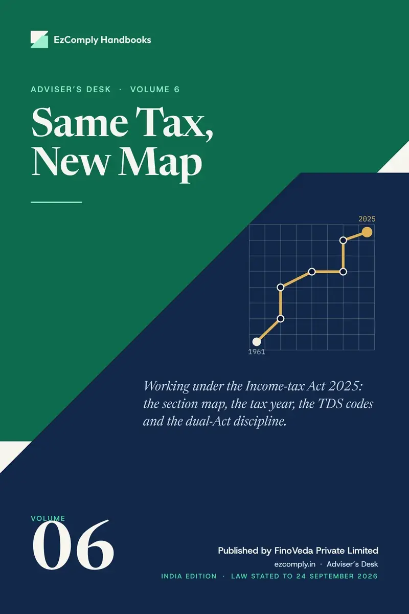 Cover of Same Tax, New Map, Adviser's Desk, volume 6
