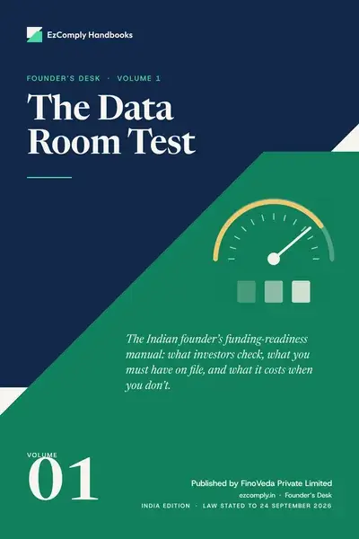 Cover of The Data Room Test, Founder's Desk, volume 1