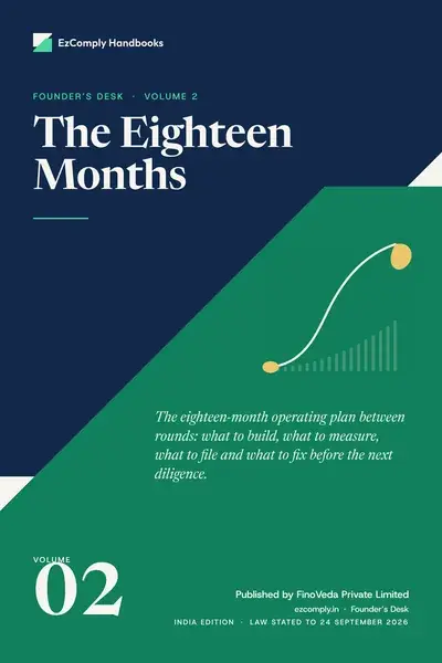 Cover of The Eighteen Months, Founder's Desk, volume 2