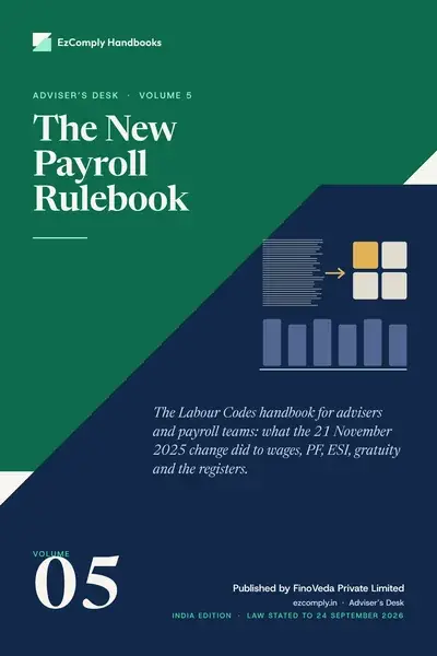 Cover of The New Payroll Rulebook, Adviser's Desk, volume 5
