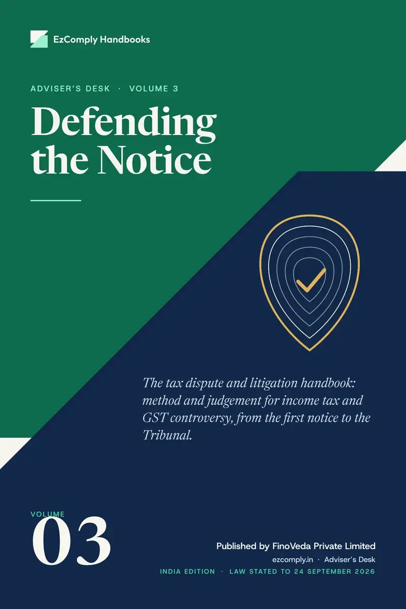 Cover of Defending the Notice, Adviser's Desk, volume 3
