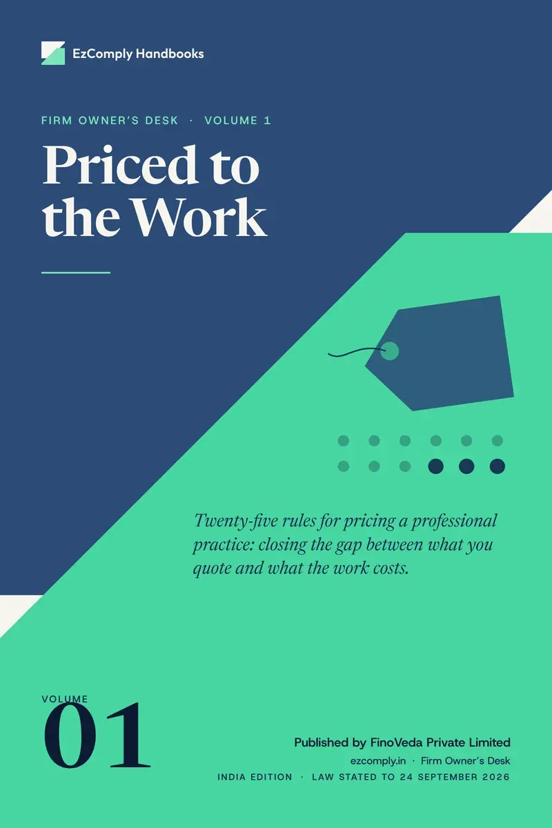 Cover of Priced to the Work, Firm Owner's Desk, volume 1